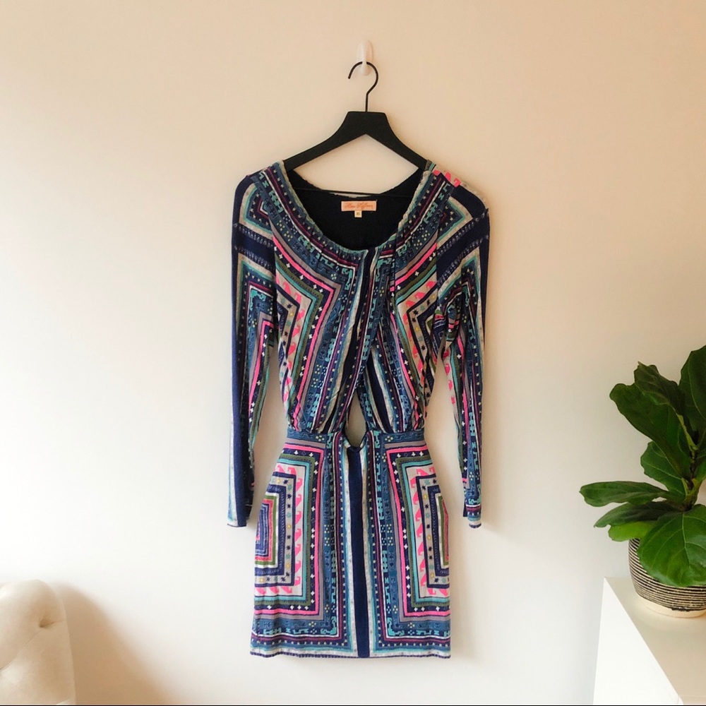 Mara Hoffman Printed Cut Out Dress